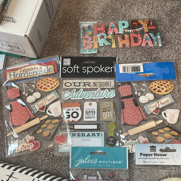 NWT 15 scrapbooking stickers bundle - Picture 7 of 13